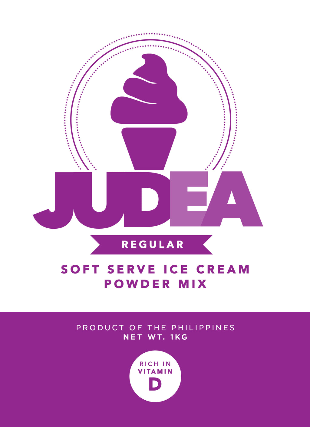 Judea Soft Serve Ice Cream Premix - Regular