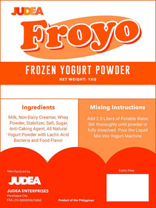 JUDEA Frozen Yogurt  (FROYO) Powder